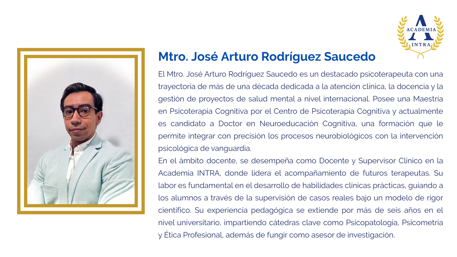 Lic. Arturo Rodríguez